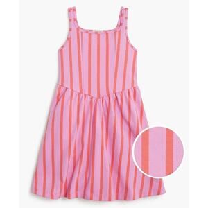 Crewcuts Factory | NWT Girls' striped knit tank dress Lotus Bloom Tropical Sz 12